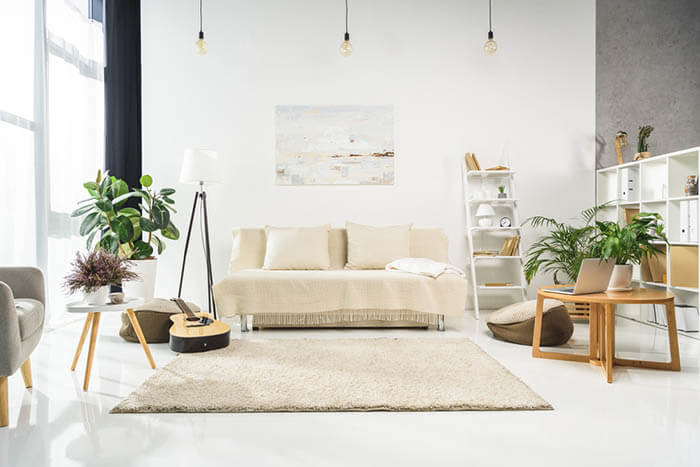 Comfortable living room ready to enjoy
